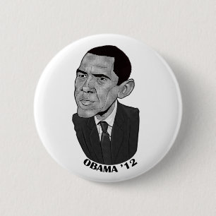 Macaron Rond 5 Cm Barack Obama 2012
