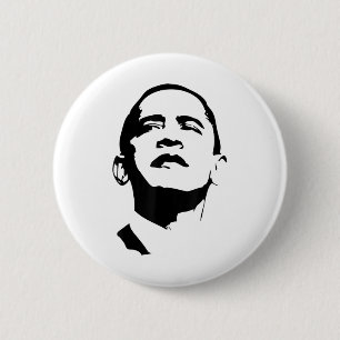 Macaron Rond 5 Cm Barack Obama - le président Barack Obama