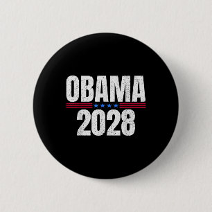 Macaron Rond 5 Cm Barack Obama pour le président 2028 Obama 2028