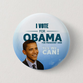 Macaron Rond 5 Cm Barack Obama pour le Président Button