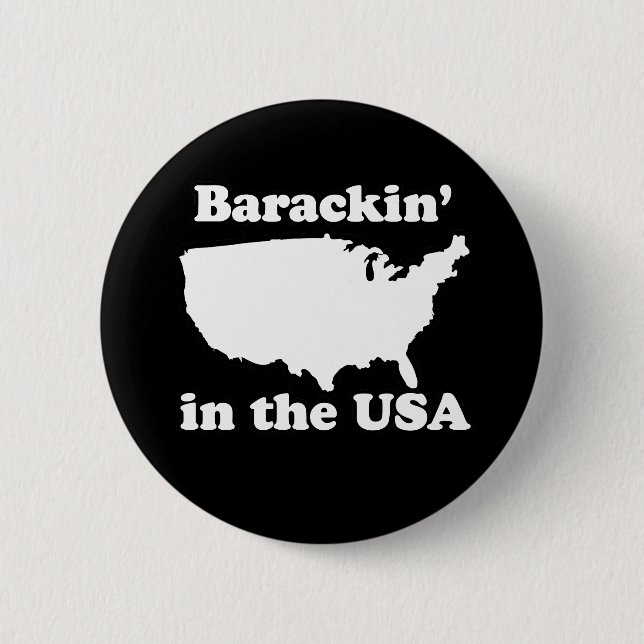 MACARON ROND 5 CM BARACKIN' USA (Devant)