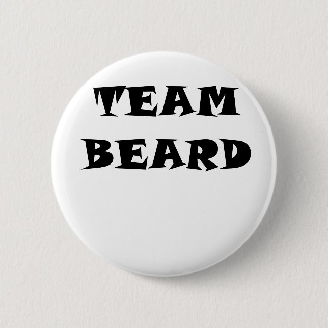 Macaron Rond 5 Cm Barbe d'équipe (Devant)