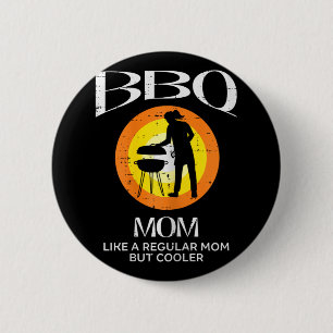 Macaron Rond 5 Cm Barbecue à viande pour maman jour de la fête des m
