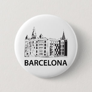 Macaron Rond 5 Cm Barcelone