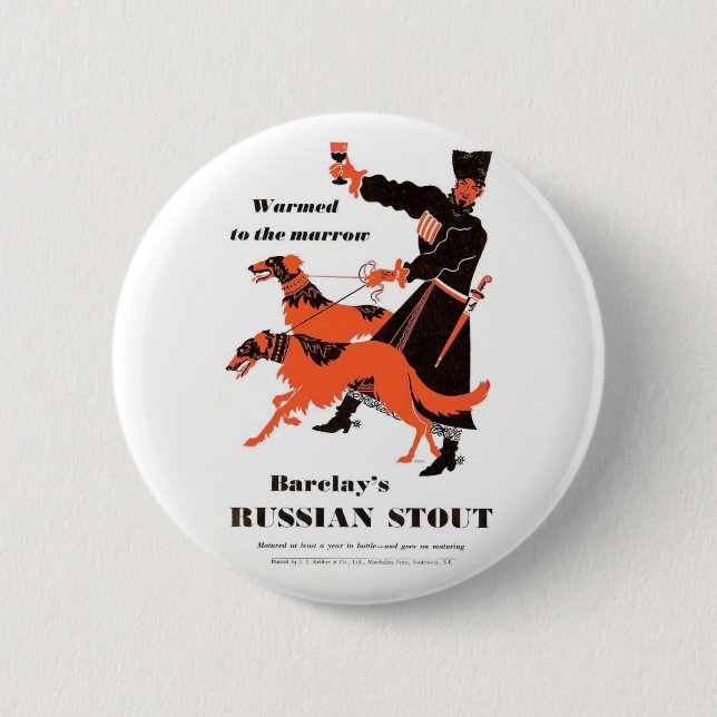 Macaron Rond 5 Cm Barclays Russe StoutBarclays Russe Stout (Devant)