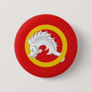 Macaron Rond 5 Cm Barony de l'Insigne Populace de Far West