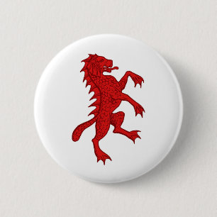 Macaron Rond 5 Cm Barony of Dun Carraig Insigne de la population