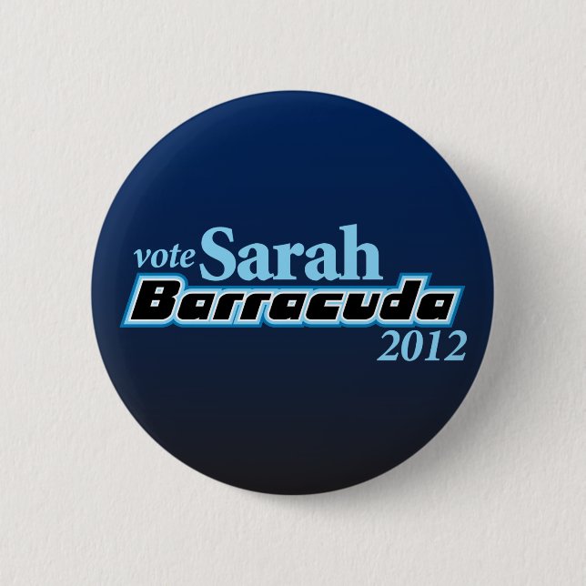 Macaron Rond 5 Cm Barracuda 2012 de Sarah (Devant)