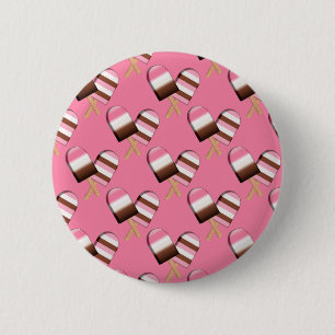 Macaron Rond 5 Cm Bars à crème glacée napolitaine BOUTON SOUTENU 01