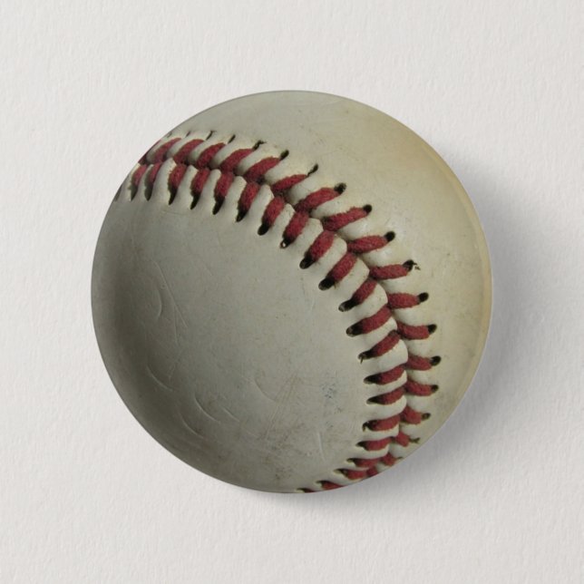 Macaron Rond 5 Cm Baseball (Devant)