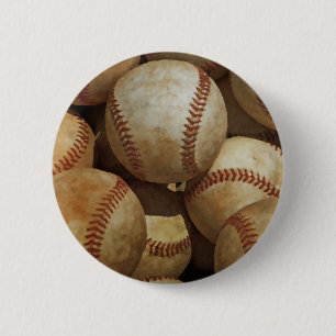 Macaron Rond 5 Cm Baseball