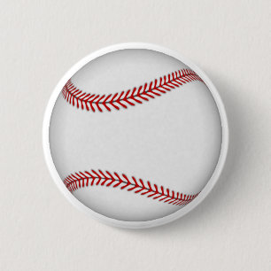 Macaron Rond 5 Cm Baseball: