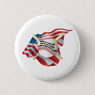 Macaron Rond 5 Cm Baseball américain