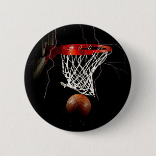 Macaron Rond 5 Cm Basket-ball