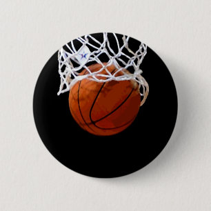 Macaron Rond 5 Cm Basket-ball