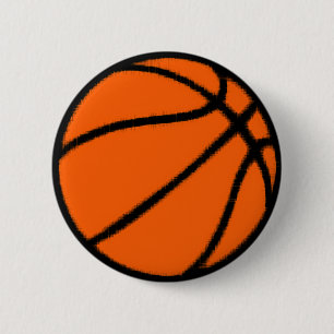 Macaron Rond 5 Cm basket-ball (balle)