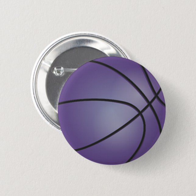 Macaron Rond 5 Cm Basket violet (Devant & derrière)