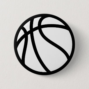 MACARON ROND 5 CM BASKETBALL