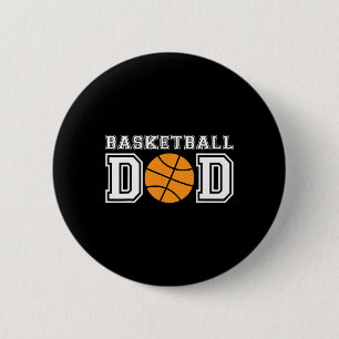Macaron Rond 5 Cm Basketball Papa Basketball Cadeau Pour Père Basket