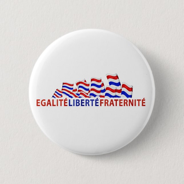 Macaron Rond 5 Cm Bastille DayButton (Devant)