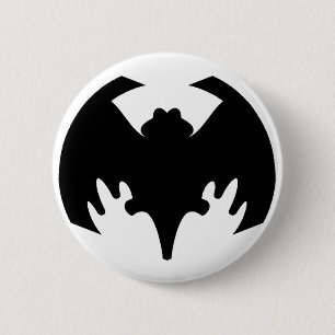 Macaron Rond 5 Cm Bat Black Le MUSÉE Zazzle Cadeaux
