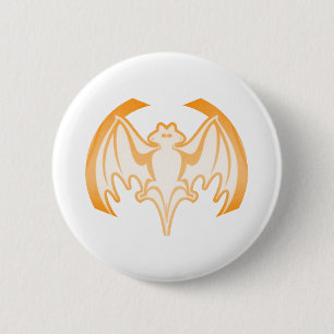 Macaron Rond 5 Cm Bat Orange Inv Le MUSÉE Zazzle Cadeaux