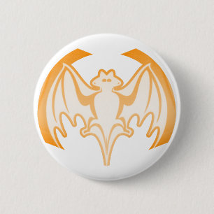 Macaron Rond 5 Cm Bat Orange Inv Le MUSÉE Zazzle Cadeaux