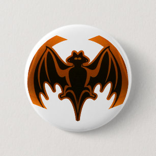 Macaron Rond 5 Cm Bat Orange Le MUSÉE Zazzle Cadfts
