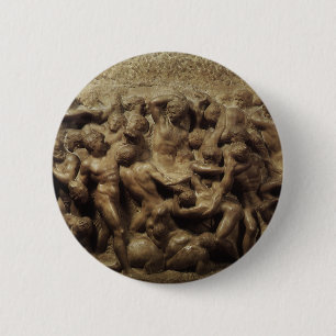 Macaron Rond 5 Cm Bataille des Lapithes et des Centaures de