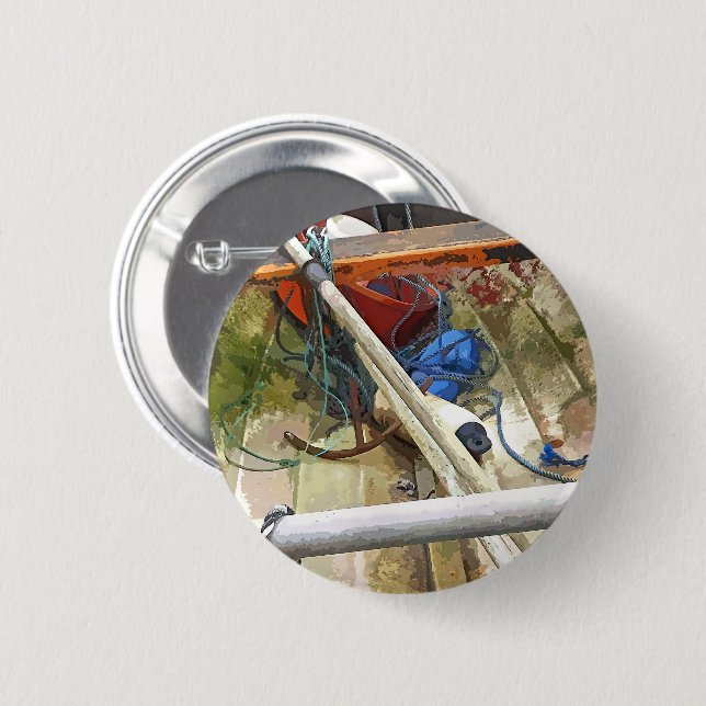 MACARON ROND 5 CM BATEAU (Devant & derrière)