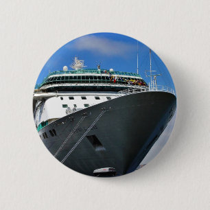 Macaron Rond 5 Cm Bateau de croisière