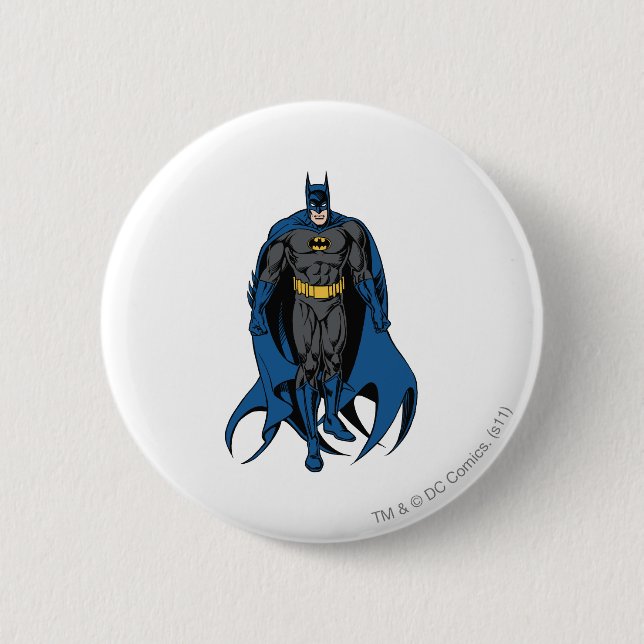Macaron Rond 5 Cm Batman Classic Stance (Devant)