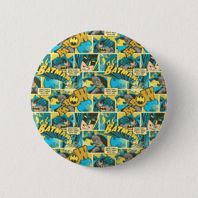 Macaron Rond 5 Cm Batman Comic Capteurs Motif 2 (Devant)
