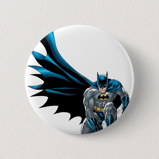 Macaron Rond 5 Cm Batman Crouches (Devant)