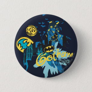 Macaron Rond 5 Cm Batman Gotham Guardian