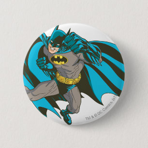 Macaron Rond 5 Cm Batman Punching 1