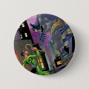 Macaron Rond 5 Cm Batman - Riddler