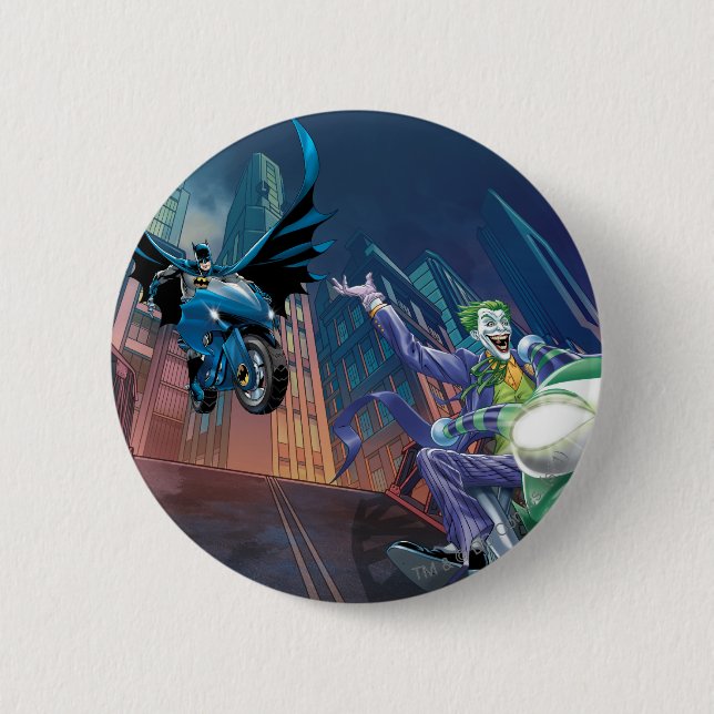 Macaron Rond 5 Cm Batman Rogue Rage - 11 (Devant)