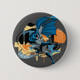 Macaron Rond 5 Cm Batman Throw