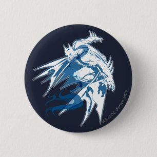 Macaron Rond 5 Cm Batman Water Tonal Collage