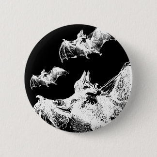 Macaron Rond 5 Cm Bats vampires de Deathrock