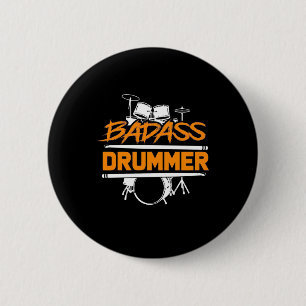 Macaron Rond 5 Cm Batteur Badass