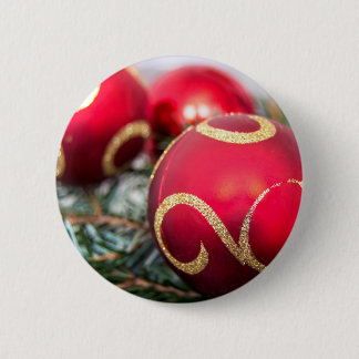 Macaron Rond 5 Cm Baubles de Noël