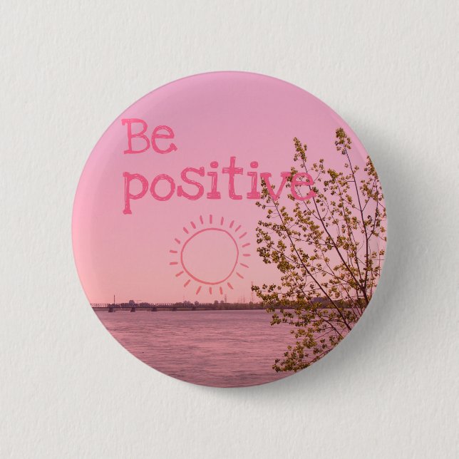 Macaron Rond 5 Cm BE positive (Devant)