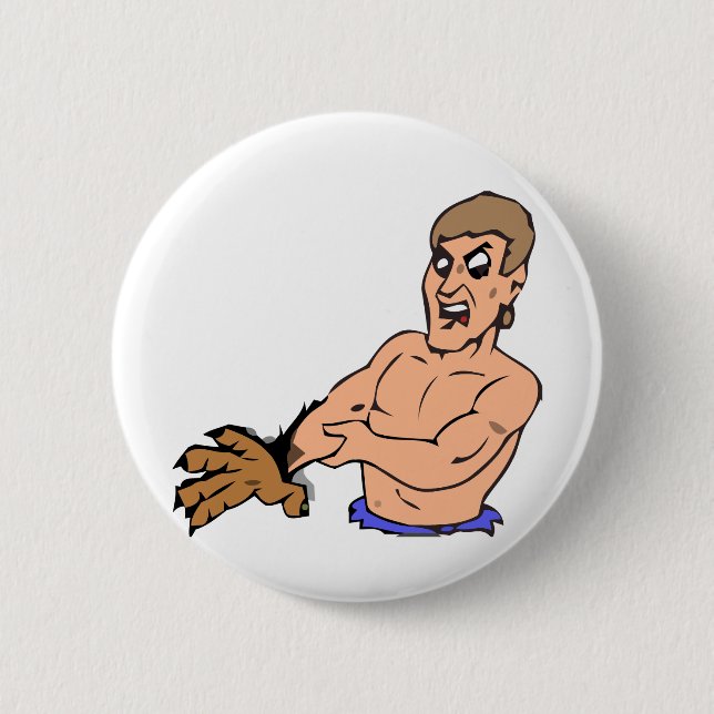 Macaron Rond 5 Cm Bearman expérimental (Devant)