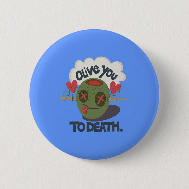 Macaron Rond 5 Cm Beau Cool J'aime Afrique Art (Devant)