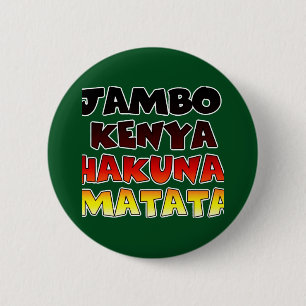 Macaron Rond 5 Cm Beau Jambo Kenya Hakuna Matata Beau Art