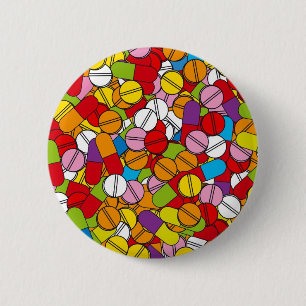Macaron Rond 5 Cm Beaucoup de pilules