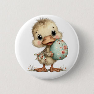 Macaron Rond 5 Cm Bébé Caneton