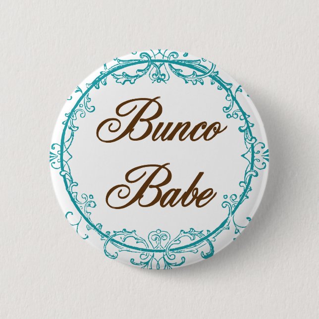 Macaron Rond 5 Cm bébé de bunco (Devant)